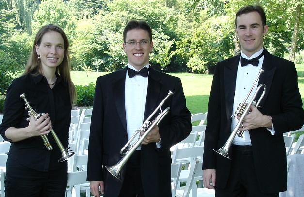 Arcadia Brass Trumpet Players at the Brooklyn Botanic Garden
