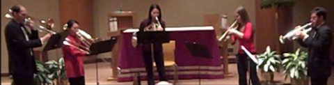 Arcadia Brass Quintet concert photo